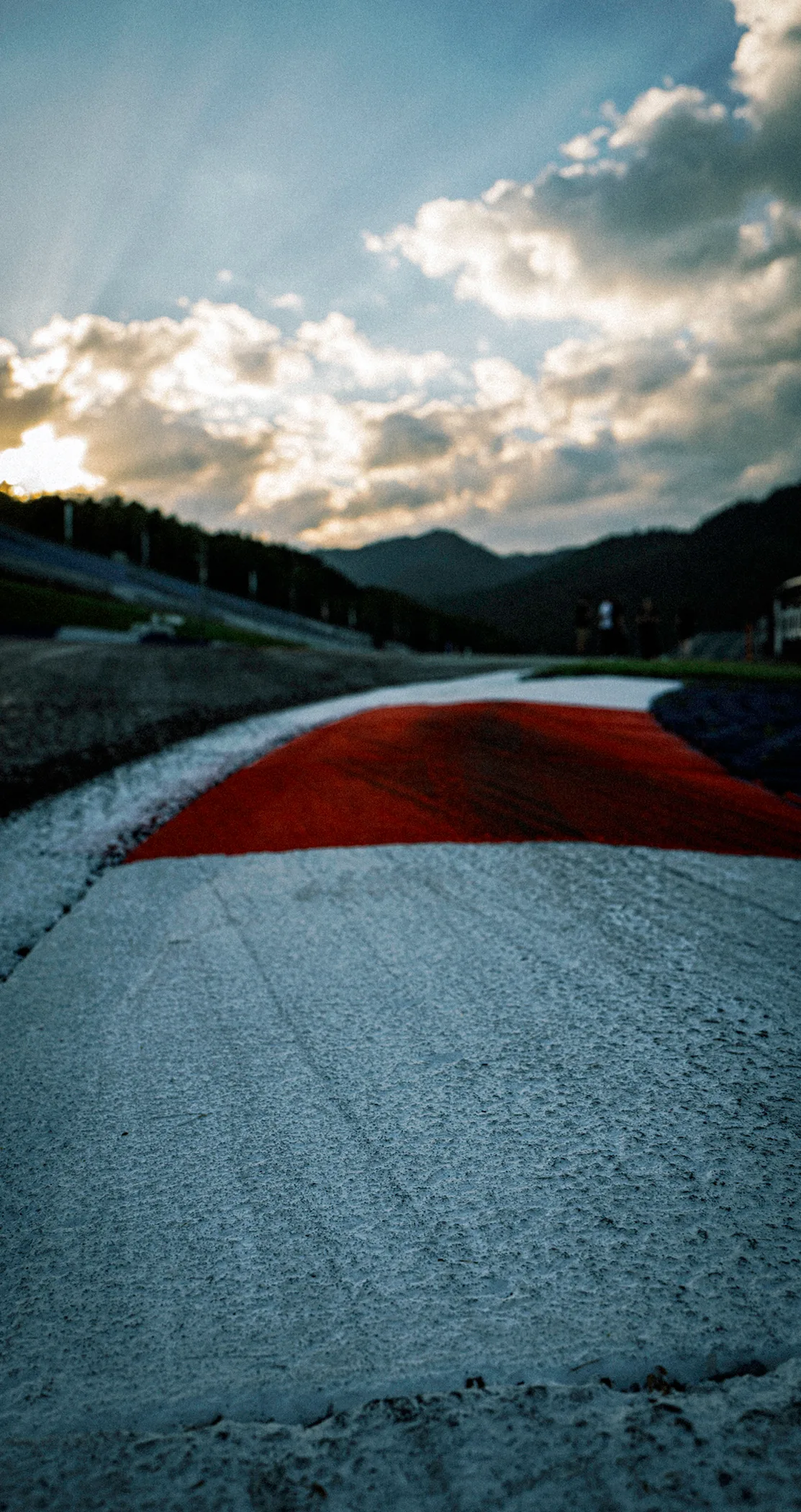 Austrian Red Cross ambulance on standby at the circuit